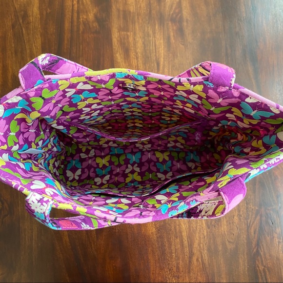 Vera Bradley “Flutterby” Small Tote Bag - Picture 8 of 9